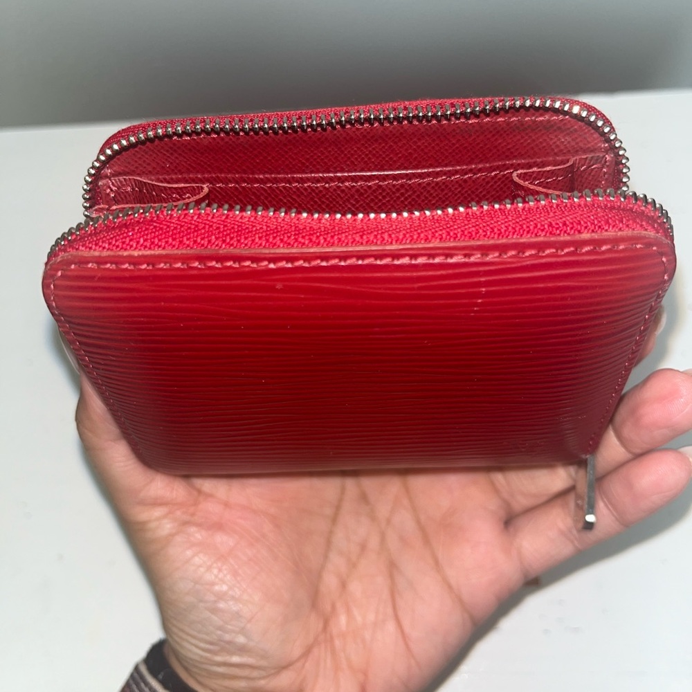 Louis Vuitton Red Epi Compact Zippy Wallet (COA included) - Picture 15 of 16